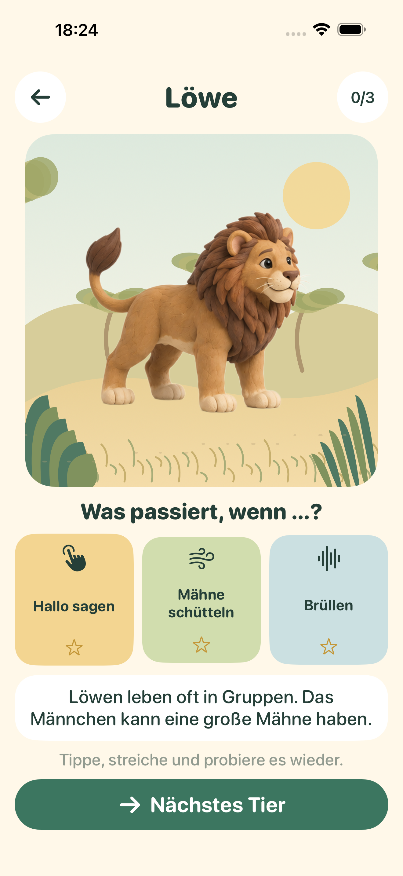 Mopiluna auf dem iPhone